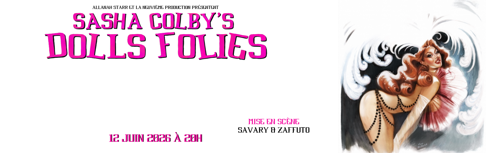 Sasha Colby S  - Dolls Folies - 12 Juin 2026 - Folies Bergère - Billetterie - Paris
